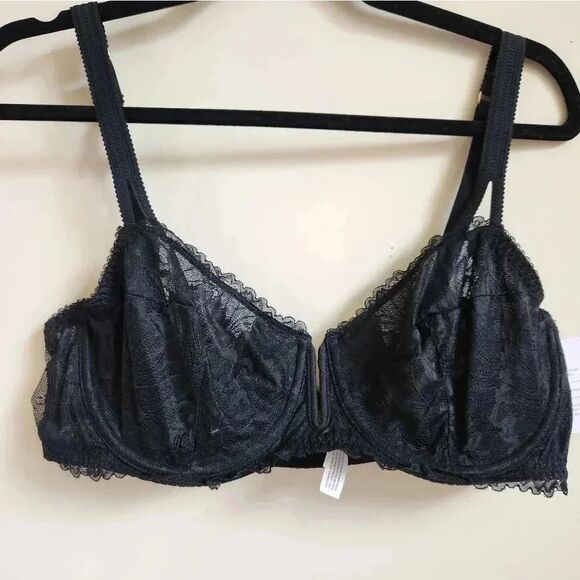 Auden bra ladies black lace bra size 40C - Picture 4 of 6
